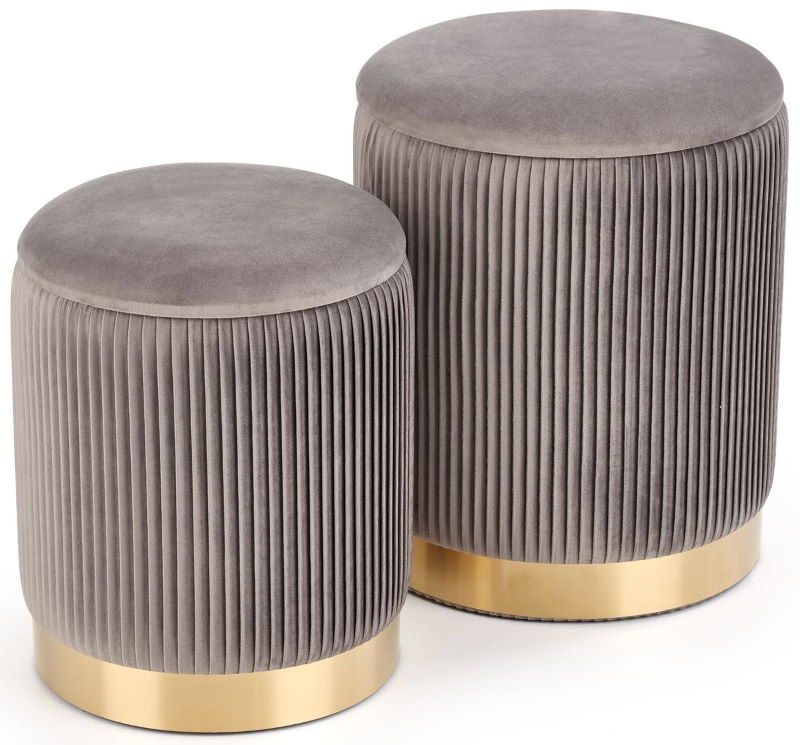 Фото Комплект Halmar Monty (2 пуфа) от производителя Halmar  в Нижнегорске по цене 11 440 ₽