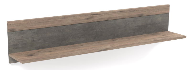 Фото Полка навесная Денвер Д-7 от производителя СБК в Нижнегорске по цене 3&nbsp;120 ₽