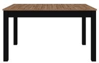 Стол обеденный Loft STO (мдф, лдсп-дуб вотан, черный (Black Red White (БРВ)) ) в Нижнегорске от производителя в интернет магазине Планета Комфорта Стол обеденный Loft STO (мдф, лдсп-дуб вотан, черный (Black Red White (БРВ)) ) в Нижнегорске от производителя