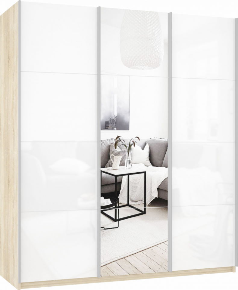 Фото Шкаф-купе Прайм (2,1 - 3 двери) от производителя Мебельная компания Е1 в Нижнегорске по цене 48&nbsp;840 ₽