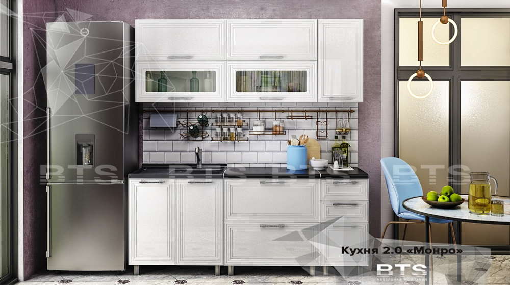 Фото Кухня Монро (2,0) от производителя БТС  в Нижнегорске по цене 38 040 ₽