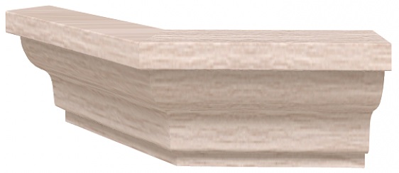 Фото Библиотека Montpellier Уголок-3 под 135 градусов (70x70xh56) от производителя Глазов в Нижнегорске по цене 520 ₽