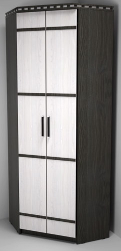 Фото Шкаф Ольга-13 (80) угловой  от производителя Фант-мебель в Нижнегорске по цене 12&nbsp;040 ₽