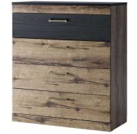 Комод 4S Джаггер (Jagger) (дуб монастырский-черный (Анрэкс) ) в Нижнегорске от производителя 