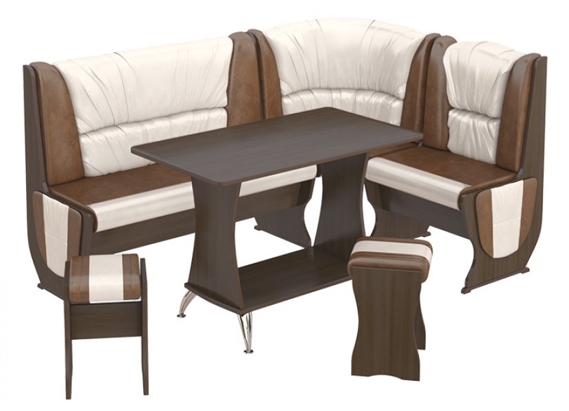 Фото Кухонный уголок-комплект Уют-5 Люкс от производителя ТриЯ в Нижнегорске по цене 29&nbsp;160 ₽