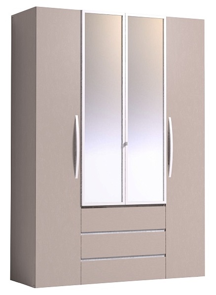 Фото Шкаф Брауни (Brownie)-555 (160) четырехдверный от производителя Глазов в Нижнегорске по цене 49 580 ₽