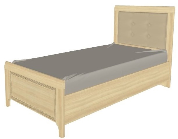 Фото Кровать односпальная Карина КР-1035 (СМ 90х190) с ламельным основанем от производителя Лером в Нижнегорске по цене 26 860 ₽