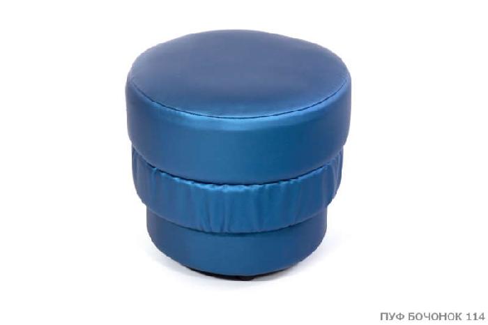 Пуф Бочонок (экокожа , каркас скрытый, 114 (Бител) )