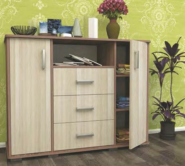 Фото Комод комбинированный К-15  от производителя Пирамида в Нижнегорске по цене 9 250 ₽