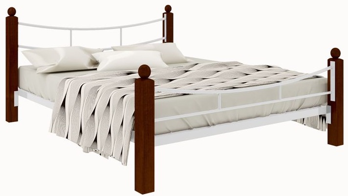 Фото Кровать двуспальная София Lux Plus (СМ 140х190) трубка металл в Нижнегорске по цене 21 010 ₽ от производителя Милсон, код товара 2000002059011, 2000002059028, 2000002059035, 2000002059042, 2000002059059, 2000002059066, 2000002059073 шт Фото Кровать двуспальная София Lux Plus (СМ 140х190) трубка металл от производителя Милсон в Нижнегорске по цене 21 010 ₽