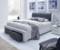 Фото krovati-s-vydvizhnymi-yashchikami кровать двуспальная halmar cassandra-s (см 160х200) c ортопедическим основанием производитель Halmar 