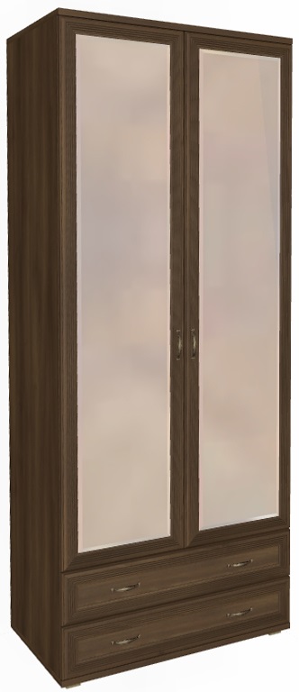 Фото Шкаф Карина ШК-1007 (90) двухдверный от производителя Лером в Нижнегорске по цене 36&nbsp;540 ₽