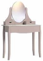 Стол туалетный Брауни (Brownie)-43 (лдсп, лдсп белый,  мокко, мокко-белый (Глазов) ) в Нижнегорске от производителя 