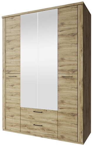 Фото Шкаф 4DG2S Дорсет (Doorset) (150) четырехдверный от производителя Анрэкс в Нижнегорске по цене 47 800 ₽
