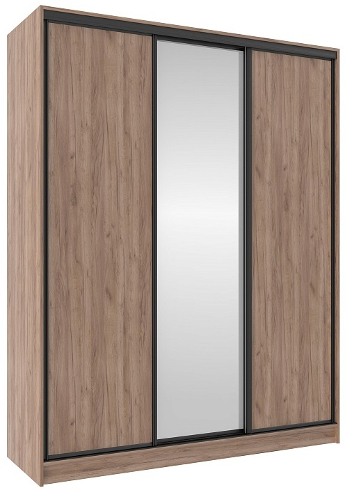 Фото Шкаф-купе 2000 Домашний (3 двери) от производителя Глазов в Нижнегорске по цене 40 330 ₽