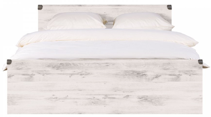 Фото Кровать двуспальная Индиана JLOZ (СМ 160х200) без основания от производителя Black Red White (БРВ) в Нижнегорске по цене 17&nbsp;850 ₽