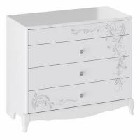 Комод Аврора ТД-268.04.01  (белый глянец (ТриЯ) ) в Нижнегорске от производителя 