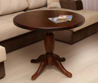 Фото stoly-derevyannye стол обеденный круглый массив березы (0,9) производитель Марибель