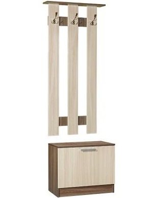 Фото Вешалка с тумбой малая Машенька от производителя Мебель Маркет в Нижнегорске по цене 5 530 ₽