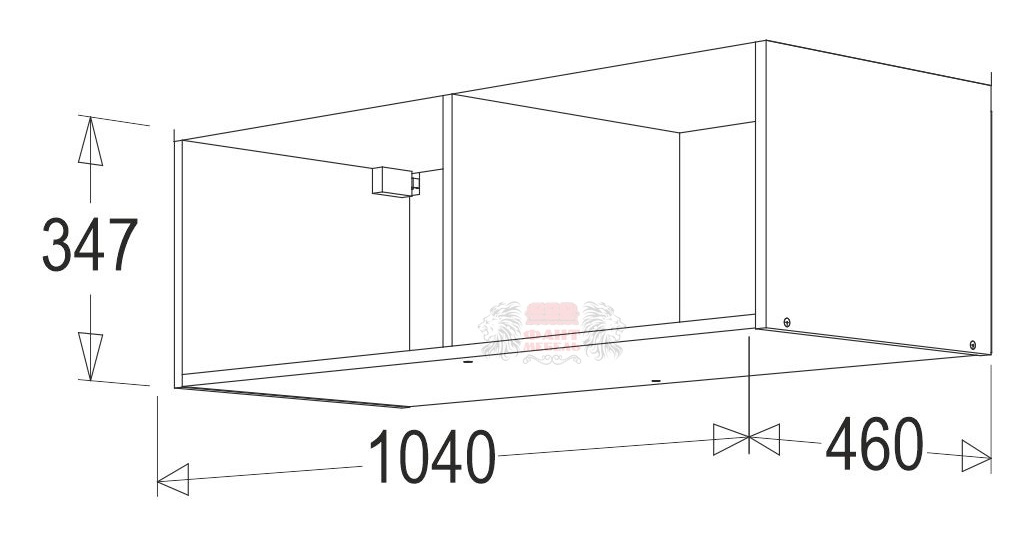 Фото Секция навесная Александра 23 (ЛДСП) от производителя Фант-мебель в Нижнегорске по цене 3 360 ₽