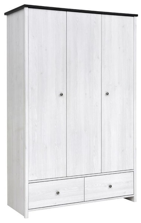 Фото Шкаф Порто SZF3D2S (129) трехдверный от производителя Black Red White (БРВ) в Нижнегорске по цене 30 340 ₽