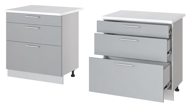 Фото Кухня Бронкс стол-рабочий Н-83 от производителя Леко в Нижнегорске по цене 9&nbsp;630 ₽