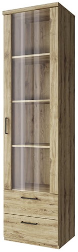 Фото Шкаф с витриной 1V2S Дорсет (Doorset) от производителя Анрэкс в Нижнегорске по цене 16 980 ₽
