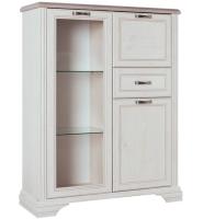 Фото shkafy-dlya-ofisa шкаф с витриной 1v2d1s монако (monako) производитель Анрэкс