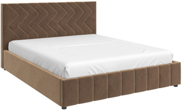 Фото Кровать двуспальная Нельсон (Зигзаг) (СМ 140х200) без основания от производителя Браво-мебель в Нижнегорске по цене 14 330 ₽