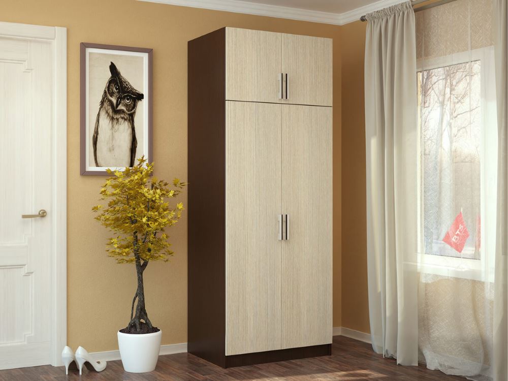 Фото Шкаф с перегородкой (80) двухдверный от производителя БТС  в Нижнегорске по цене 10 220 ₽