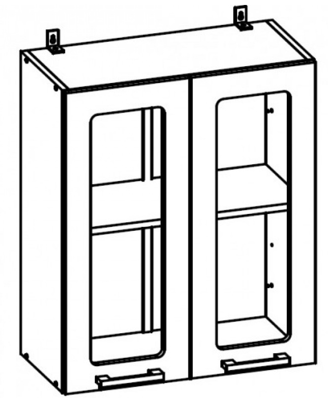 Фото Кухня Волна шкаф навесной Ш700с (72) от производителя SV-мебель в Нижнегорске по цене 6 710 ₽