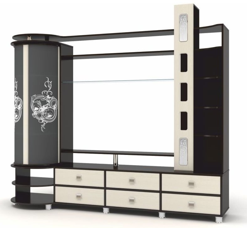 Фото Мини-стенка ТВ Палермо от производителя Браво-мебель в Нижнегорске по цене 34 190 ₽