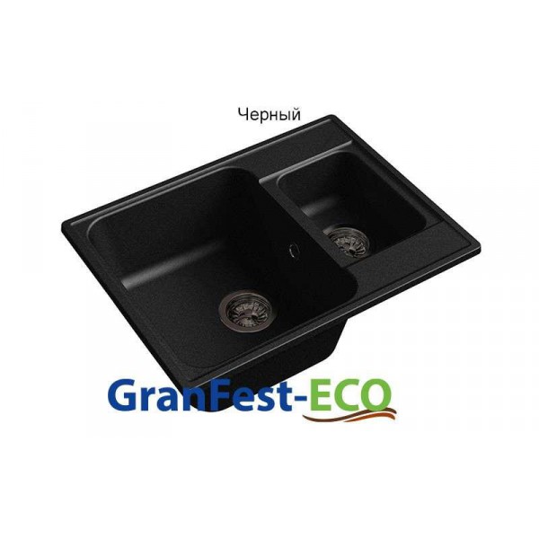 Фото Мойка Granfest eco-09 (ГР 620х480хh200) (шир.ящ.min 600) без сифона от производителя Granfest в Нижнегорске по цене 3 730 ₽