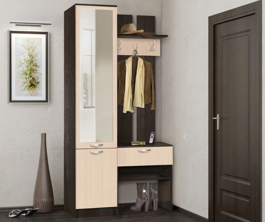 Фото Прихожая Иннэс-3 (левая) от производителя Диал в Нижнегорске по цене 7&nbsp;650 ₽