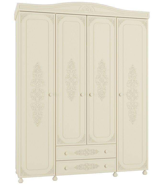 Фото Шкаф Ассоль плюс АС-28 (173) четырехдверный от производителя Компасс в Нижнегорске по цене 71&nbsp;310 ₽