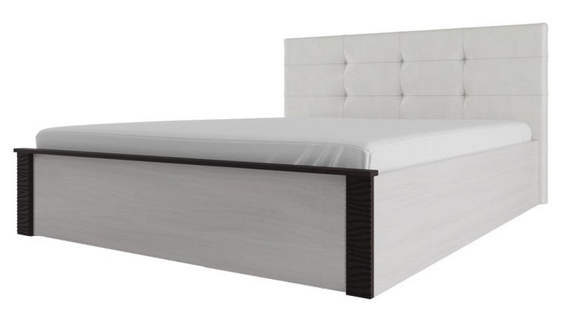 Фото Кровать двуспальная Гамма-20 с мягким изголовьем (СМ 140х200) без основания от производителя SV-мебель в Нижнегорске по цене 25 150 ₽