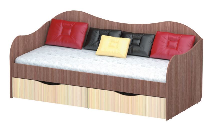 Фото Кровать односпальная Бокс (СМ 90х200) от производителя Пирамида в Нижнегорске по цене 11&nbsp;880 ₽