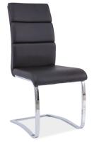 Стул Signal H456 ( Обивка стула:экокожа , хром, черный (Signal) ) в Нижнегорске от производителя 