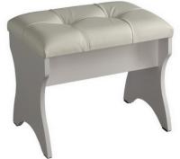 Пуф Алиса (3 категория, белый, светлый  (Мебельсон) ) в Нижнегорске от производителя 