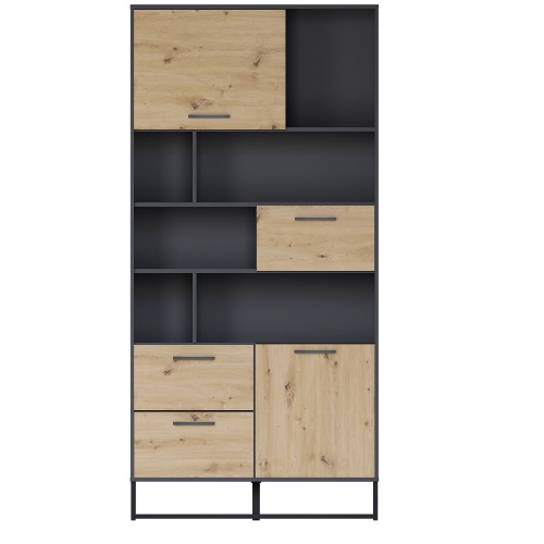 Фото Шкаф Brooklyn B172-REG1D2B2S от производителя Black Red White (БРВ) в Нижнегорске по цене 32 270 ₽