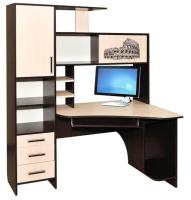 Стол компьютерный КЛ-6.0 (правый) (лдсп, лдсп-венге,  венге, дуб молочный (Росток) ) в Нижнегорске от производителя 