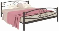 Фото metallicheskie-krovati кровать двуспальная каролина plus (см 160х200) трубка металл производитель Милсон