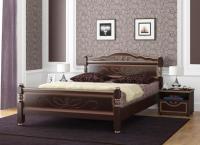 Фото nedorogie-krovati кровать двуспальная карина-5 (см 160х200) без основания с универсальными царгами производитель Браво-мебель