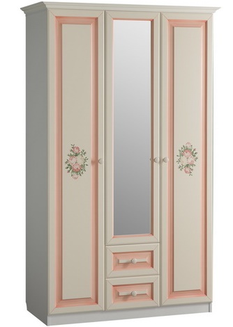 Фото Шкаф Алиса (129) трехдверный с ящиками  от производителя Мебельсон в Нижнегорске по цене 44 770 ₽