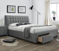 Фото krovati-s-vydvizhnymi-yashchikami кровать двуспальная halmar percy (см 160х200) c ортопедическим основанием производитель Halmar 