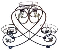 Подставка для цветов Сердце для любимой (780х260хh610) в интернет магазине Планета Комфорта Фото podstavki-dlya-tsvetov подставка для цветов сердце для любимой (780х260хh610) производитель Металл-Конструкция