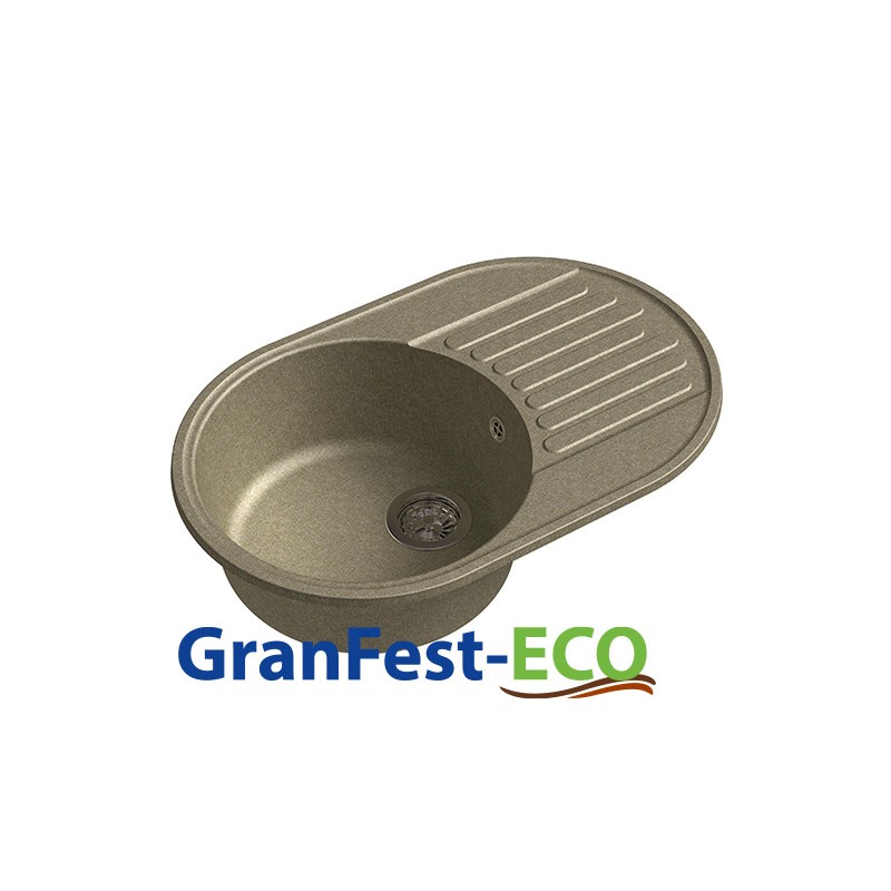 Фото Мойка Granfest eco-18 (ГР 740х480хh200) (шир.ящ.min 720) без сифона от производителя Granfest в Нижнегорске по цене 4 050 ₽