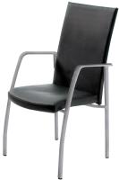 Стул для посетителя Тренд (хром) (Материал обивки: экокожа, цвет обивки: есо-12 (Фабрикант) ) в Нижнегорске от производителя 
