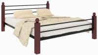 Фото metallicheskie-krovati кровать двуспальная милана lux plus (см 180х190) трубка металл производитель Милсон