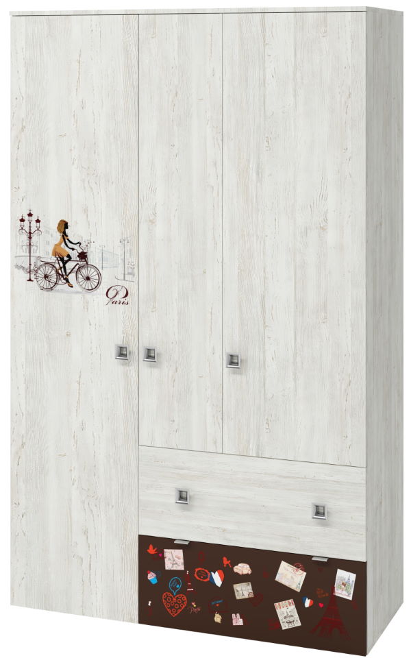 Фото Шкаф Поло (129) трехдверный от производителя Регина в Нижнегорске по цене 19&nbsp;560 ₽